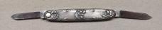 Sterling Silver Paisley Swirl Press Button Knife Co 