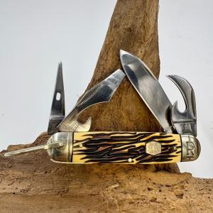 Rough Rider Scout Folding Pocket Knife RR2371 Stainless Imitation Stag 26