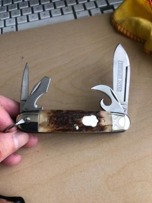 A G Russell 2004 Stag Scout Knife