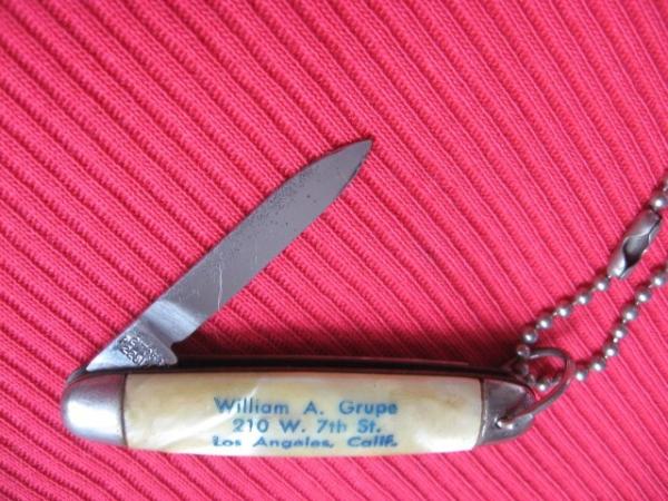 Vintage IMPERIAL U.S.A. Mini Advertising Switchblade Knife