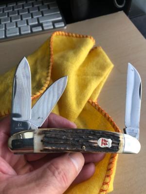 German Kissing Crane Stag Whittler