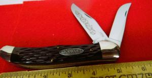 KABAR 1996 JIGGED BONE 5quot FOLDING HUNTER CLUB KNIFE UNUSED FROM STORAGE