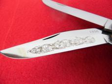 weekend sale KABAR 1996 JIGGED BONE 5" FOLDING HUNTER CLUB KNIFE UNUSED FROM STORAGE 