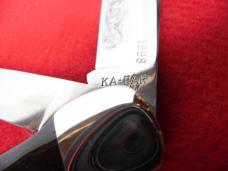 KABAR 1998 SMOOTH BONE 5" FOLDING HUNTER CLUB KNIFE UNUSED FROM STORAGE 