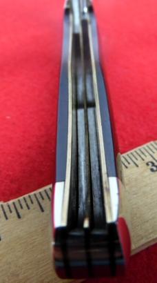 KABAR 1998 SMOOTH BONE 5" FOLDING HUNTER CLUB KNIFE UNUSED FROM STORAGE 