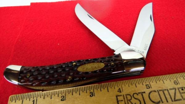KABAR 1999 JIGGED BONE 5" FOLDING HUNTER CLUB KNIFE UNUSED FROM STORAGE 