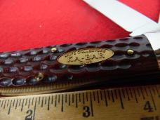 KABAR 1999 JIGGED BONE 5" FOLDING HUNTER CLUB KNIFE UNUSED FROM STORAGE 