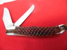 KABAR 1999 JIGGED BONE 5" FOLDING HUNTER CLUB KNIFE UNUSED FROM STORAGE 
