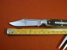 Great Eastern Cutlery GEC Sawcut Whiskey Barrel Oak Fairway and Clubhouse Knife Made in USA 351325