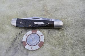 Case XX USA 1 Dot Copper Head Blade Etch Watts Bar Hydro Fossil Nuclear Apaloosea Spotting Factory