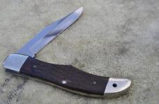 Case XX 10 Dot USa 1980 Jigged Wood 6165 SAB Factory Mint Some Spots Vedry Hard Pull  Loud Snap
