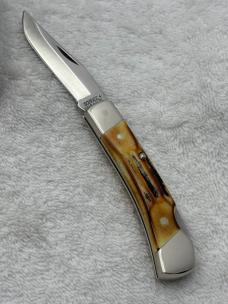 Schrade Cutlery Uncle Henry LB5 Smokey Lock Back 1 Blade Folder Made In USA New In Box