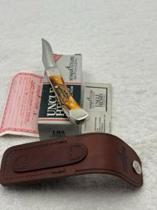 Schrade Cutlery Uncle Henry LB5 Smokey Lock Back 1 Blade Folder Made In USA New In Box