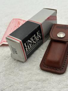 Schrade Cutlery Uncle Henry LB5 Smokey Lock Back 1 Blade Folder Made In USA New In Box