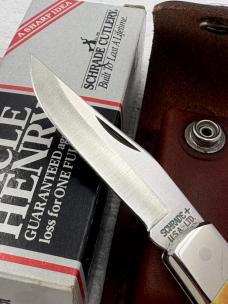 Schrade Cutlery Uncle Henry LB5 Smokey Lock Back 1 Blade Folder Made In USA New In Box
