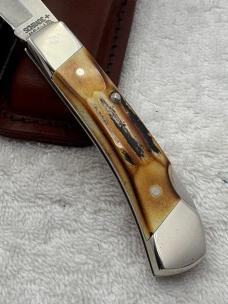 Schrade Cutlery Uncle Henry LB5 Smokey Lock Back 1 Blade Folder Made In USA New In Box