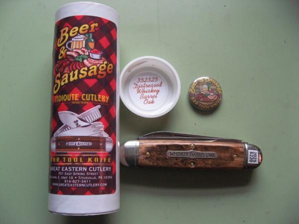 GREAT EASTERN TITIOUTE 352325 BEER AND SAUSAGE DISTRESSED WHISKEY BARREL OAK #1 GREAT EASTERN TITIOUTE 352325 BEER AND SAUSAGE DISTRESSED WHISKEY BARREL OAK #1