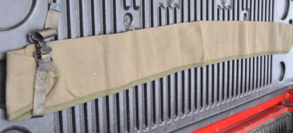 Spare Barrel Cover For A 50 Cal. Machine Gun Original Issue Part #7964436 Heavy Green Canvas 