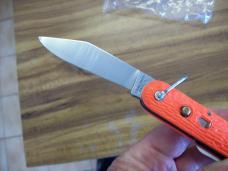 Vintage Orange Logan/Smyth Venice, FL. USA Vietnam Era Parachutists Knife W/Shroud Cutters UNUSED! 