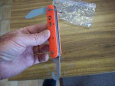 Vintage Orange Logan/Smyth Venice, FL. USA Vietnam Era Parachutists Knife W/Shroud Cutters UNUSED! 