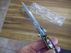 Italian 7 Inch Picklock Dolphin Maniago, Italy Gen. Stag/Antler UNUSED Beauty!