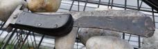 Case Mfg. WWII Bushwacker Folding Machette With Original Blade Guard Liner Lock 11 1/2" Closed Heavy