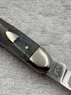 Bulldog 1995 Muskrat Pattern 2 Blade Pocket Knife Made In Solingen Germany