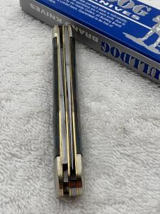 Bulldog 1995 Muskrat Pattern 2 Blade Pocket Knife Made In Solingen Germany
