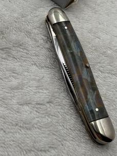Bulldog 1995 Muskrat Pattern 2 Blade Pocket Knife Made In Solingen Germany