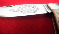 weekend sale KABAR 1986 5-1/2" EVEN STAG CLASP CLUB KNIFE UNUSED FROM STORAGE WELL CARED FOR