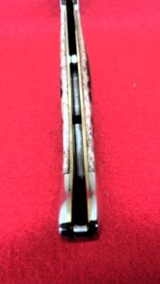 KABAR 1989 5-1/2" BROWN JIGGED BONE CLASP CLUB KNIFE UNUSED FROM STORAGE WELL CARED FOR