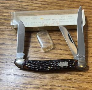 VINTAGE 73-79 SCHRADE NY USA 895 POCKET KNIFE amp 895 VIEW TUBE BOX - NOS