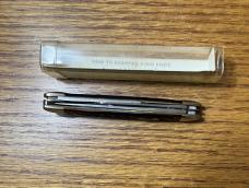 VINTAGE '73-'79 SCHRADE NY USA 895 POCKET KNIFE & 895 VIEW TUBE BOX - NOS