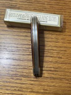 VINTAGE '73-'79 SCHRADE NY USA 895 POCKET KNIFE & 895 VIEW TUBE BOX - NOS