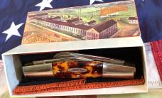 Marbles Gladstone, MI One of 200 -Classic Congress Knife w/ Tortoise Handles -NOS in Orig box