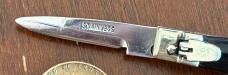 Rare Deerfoot Lever Lock Miniature Keychain Switchblade Knife, Japan 