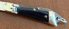 Rare Deerfoot Lever Lock Miniature Keychain Switchblade Knife, Japan 