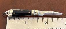 Rare Deerfoot Lever Lock Miniature Keychain Switchblade Knife, Japan 