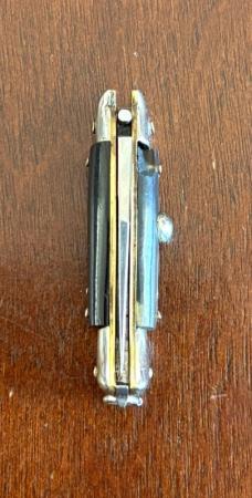Rare Miniature Keychain 1950’s Fish Switchblade Knife, Maniago Italy, Unused