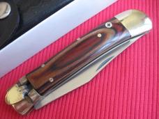 Vintage Folding Hunter Leverlock Switchblade Knife - New Old Stock!