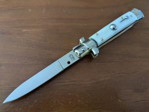 GIOVANNI BELTRAME 8quot 20CM IMITATION PEARL STILETTO FLAT BLADENEW