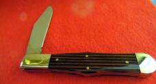 "WEEKEND SALE" KABAR 1983 WOOD HANDLE DOG HEAD COKE BOTTLE LIMITED EDITION CLUB KNIFE UNUSED 
