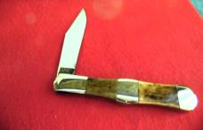 KABAR 1984 BONE COKE BOTTLE LIMITED EDITION CLUB KNIFE UNUSED FROM STORAGE sale ends monday a.m.