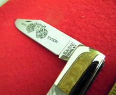 WEEKEND SALE - KABAR 1985 CIGAR PEARL COKE BOTTLE LIMITED CLUB KNIFE UNUSED FROM STORAGE 