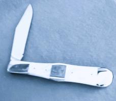 WEEKEND SALE - KABAR 1985 CIGAR PEARL COKE BOTTLE LIMITED CLUB KNIFE UNUSED FROM STORAGE 