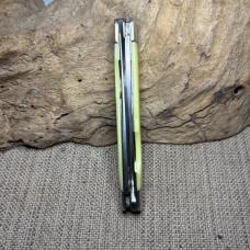 Camillus USA Vintage 2 Blade Yello Jaket Muskrat Pattern #714 Pocket Knife (162)