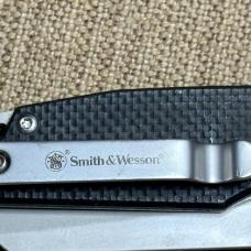 S&W Sideburn Folder 3" 8Cr13MoV Stainless Steel Blade G-10 Handle 1122568 (177)