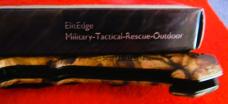 ELITEDGE TRUSTED BRAND 4-1/2" CAMO SPRING ASSIST RESCUE KNIFE IN BOX UNUSED  