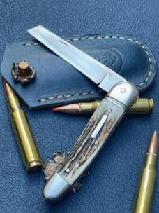 VINCENZO BALISTRERI CUSTOM RWL 34 SERPENTINE LAMBSFOOT KNIFE EXQUISITE WORK