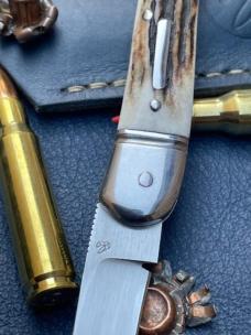VINCENZO BALISTRERI CUSTOM RWL 34 SERPENTINE LAMBSFOOT KNIFE EXQUISITE WORK